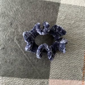 Handmade crochet hair scrunchie